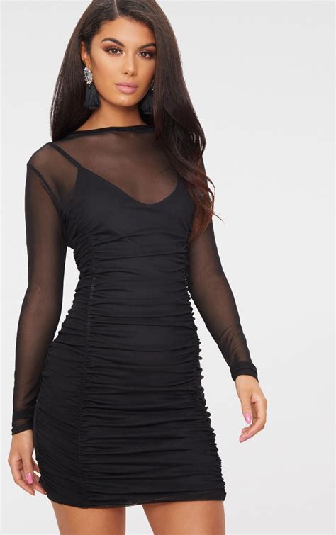 high neck long sleeve bodycon dress|casual bodycon dress long sleeve.